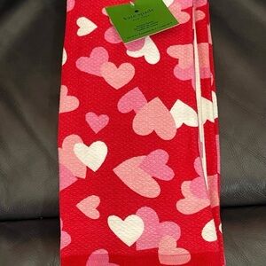 KATE SPADE Hearts Kitchen Towels Set of 3 - Kate Spade Kitchen Towels Valentines